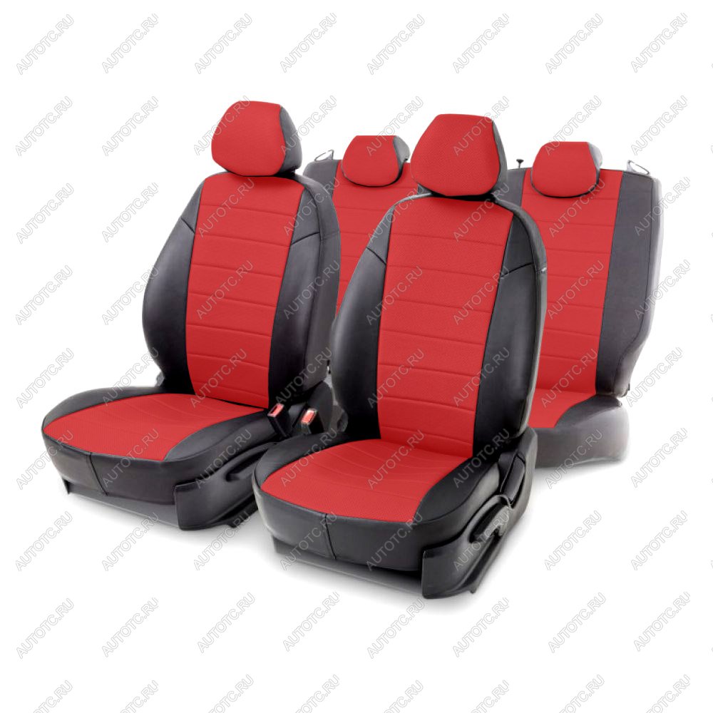 6 999 р. Чехлы из экокожи для KIA Soul 2009-2014 Seintex 97315  с доставкой в г. Пермь