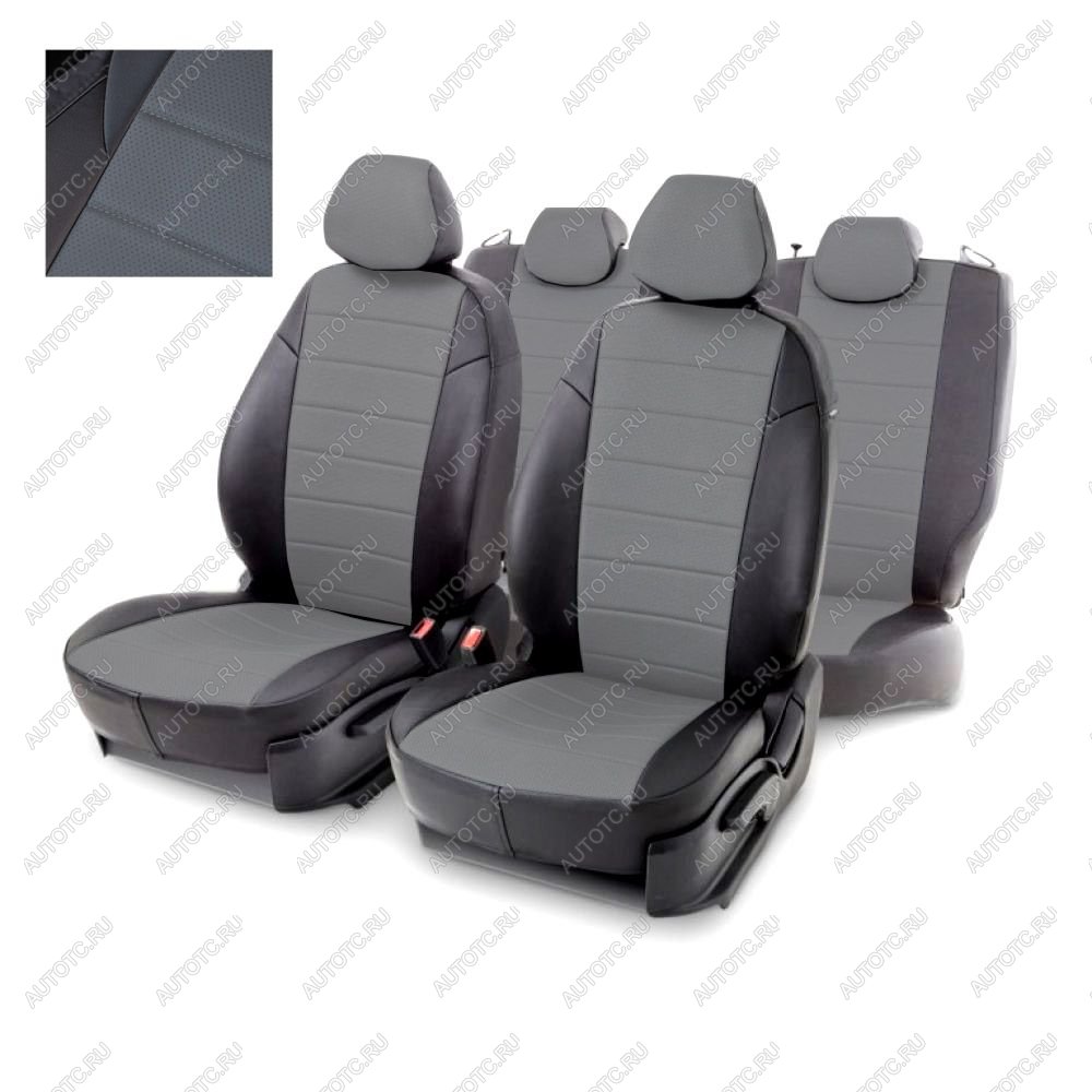 6 999 р. Чехлы из экокожи для Subaru Forester IV 2012-н.в. Seintex 98714  с доставкой в г. Пермь
