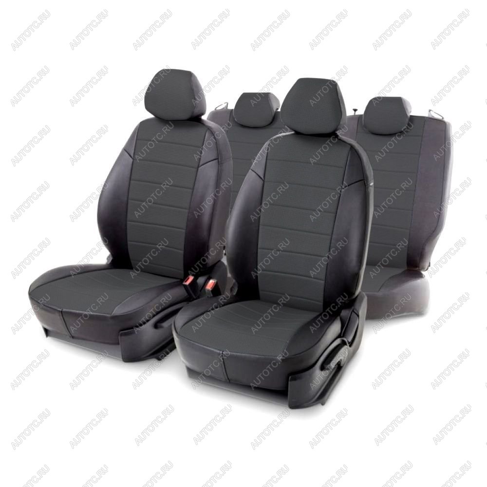 6 999 р. Чехлы из экокожи для Subaru XV 2011-2017 Seintex 316727  с доставкой в г. Пермь