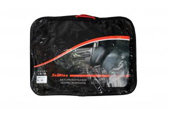 4 999 р. Чехлы из жаккарда для Lada Granta sedan 4060 airbag 2012-2019 Seintex 93387  с доставкой в г. Пермь. Увеличить фотографию 2
