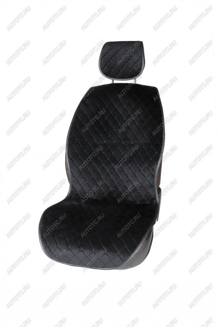 2 269 р. Накидки для сидений автомобиля из велюра (передний ряд) Seintex 97606  с доставкой в г. Пермь