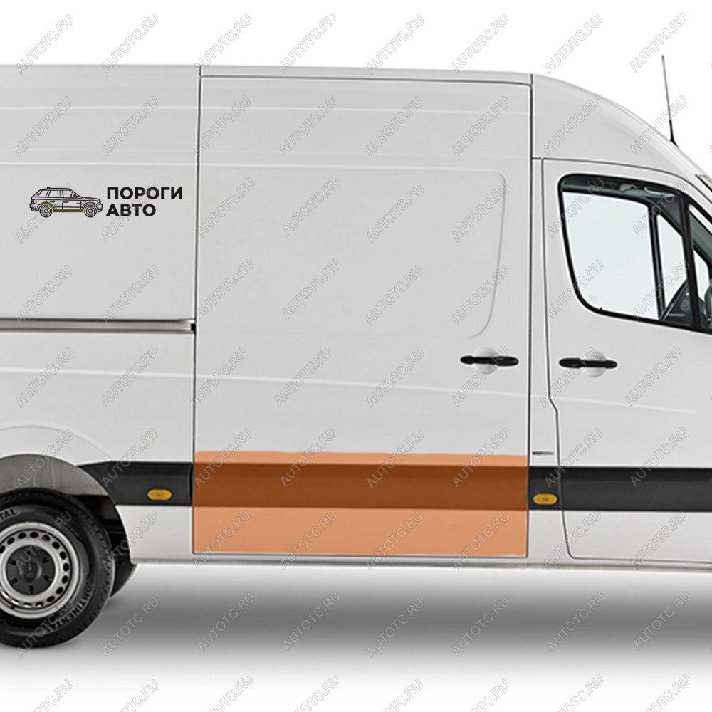 6 799 р. Пенка откатной двери увеличенная Volkswagen Crafter mini  Пороги-Авто uvtak  с доставкой в г. Пермь