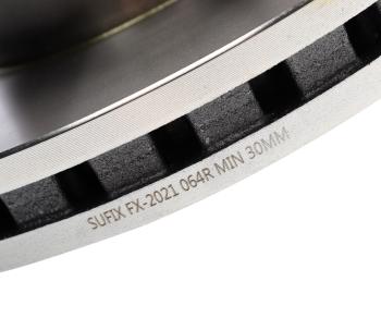 3 789 р. Диск тормозной ГАЗель Next передний SUFIX SUFIX fx-2021  с доставкой в г. Пермь. Увеличить фотографию 4