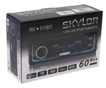 3 299 р. Магнитола автомобильная 1DIN SKYLOR SKYLOR rs-510bt  с доставкой в г. Пермь. Увеличить фотографию 6