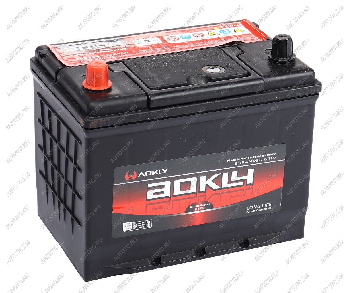 9 999 р. Аккумулятор AOKLY 80Ач AOKLY 6ст80(1) 95d26r  с доставкой в г. Пермь