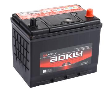 9 499 р. Аккумулятор AOKLY 80Ач обратная полярность AOKLY 6ст80(0) 95d26l  с доставкой в г. Пермь. Увеличить фотографию 1