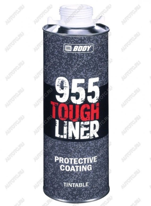 2 579 р. Антигравий белый сверхпрочное покрытие 600мл Tough Liner 955 с отвердителем 0.2л BODY BODY 9550100001  с доставкой в г. Пермь