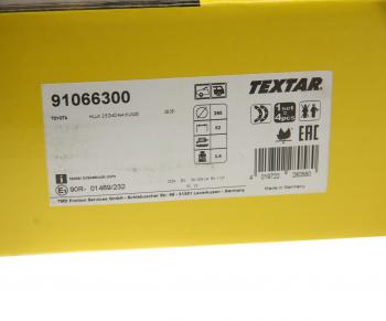 5 099 р. Колодки тормозные задние (4шт.) TEXTAR Toyota Fortuner AN50/AN60 дорестайлинг (2004-2008)  с доставкой в г. Пермь. Увеличить фотографию 3