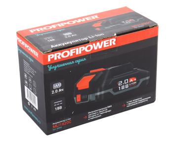 1 479 р. Аккумулятор для электроинструмента 18.0В 2.0Ач PROFIPOWER PROFIPOWER x0025  с доставкой в г. Пермь. Увеличить фотографию 4
