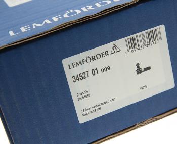 13 699 р. Наконечник рулевой тяги VOLVO FM9,FM12,FM13,FH12,FM13,FM16 левыйправый LEMFORDER LEMFORDER 3452701  с доставкой в г. Пермь. Увеличить фотографию 4