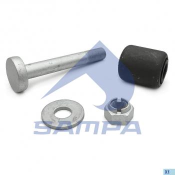 2 299 р. Ремкомплект BPW пальца рессоры (болт,гайка,шайба,втулка) SAMPA SAMPA 070.734  с доставкой в г. Пермь. Увеличить фотографию 1