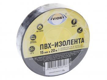 99 р. Изолента ПВХ черная 15ммx20м морозостойкая AVIORA AVIORA 305-004  с доставкой в г. Пермь. Увеличить фотографию 1