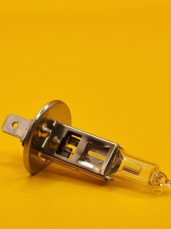 289 р. Лампа галогенная Н1 12V 55 W P14.5s для автомобилей теплый свет ФОРМУЛА СВЕТА 4603768602484  с доставкой в г. Пермь. Увеличить фотографию 2