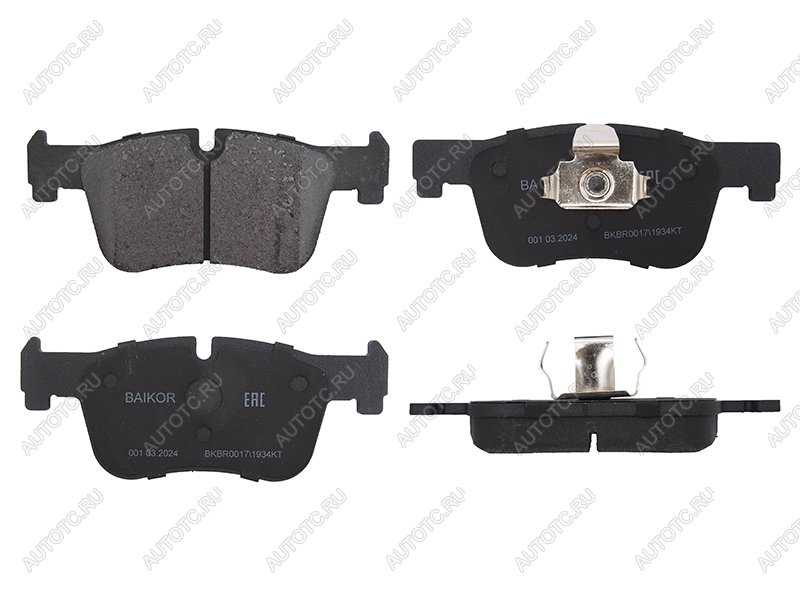 1 299 р. Колодки тормозные перед BMW 1 F20F21 10-3 F30F31F34F80 11-4 F32F33F82F83 13- BAIKOR BKBR0017  с доставкой в г. Пермь