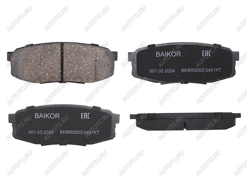 919 р. Колодки тормозные зад TOYOTA LAND CRUISER 200TUNDRASEQUOIA 07-LEXUS LX570 07- BAIKOR BKBR0052  с доставкой в г. Пермь