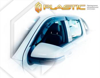 2 079 р. Дефлектора окон CA-Plastic  Sollers ST6 (2023-2025) пикап (серия Classic полупрозрачный)  с доставкой в г. Пермь. Увеличить фотографию 2