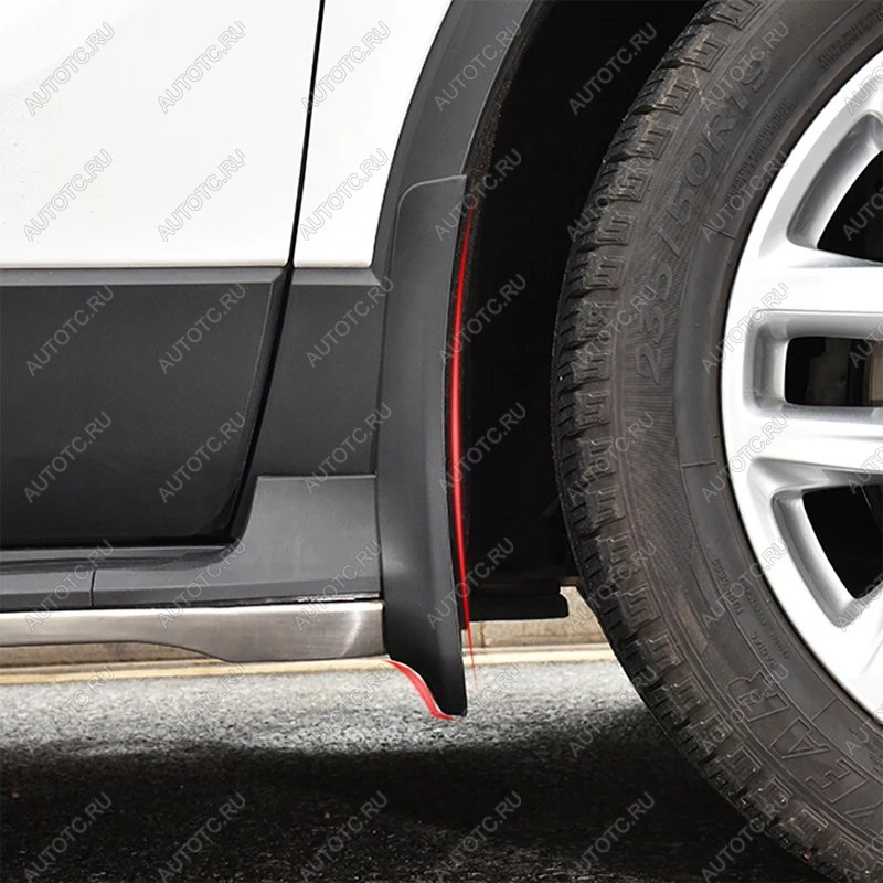 1 099 р. Брызговики (задние) Norplast  BAIC Senova X55 (2018-2021)  с доставкой в г. Пермь
