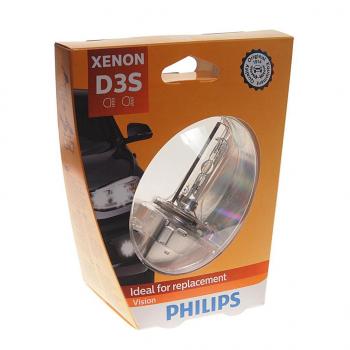 10 199 р. Лампа ксеноновая D3S 35W PK32d-5 4600K бокс (1шт.) Xenon Vision PHILIPS PHILIPS 42403vis1  с доставкой в г. Пермь. Увеличить фотографию 1