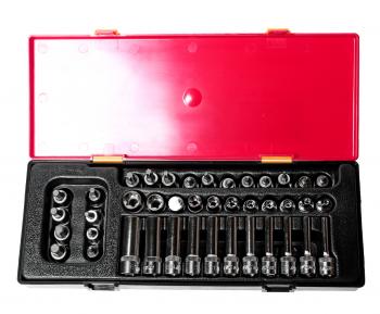 9 999 р. Набор головок торцевых 38 TORX,HEX 41 предмет в кейсе JTC JTC TOOLS CO., LTD jtc-k3411  с доставкой в г. Пермь. Увеличить фотографию 2