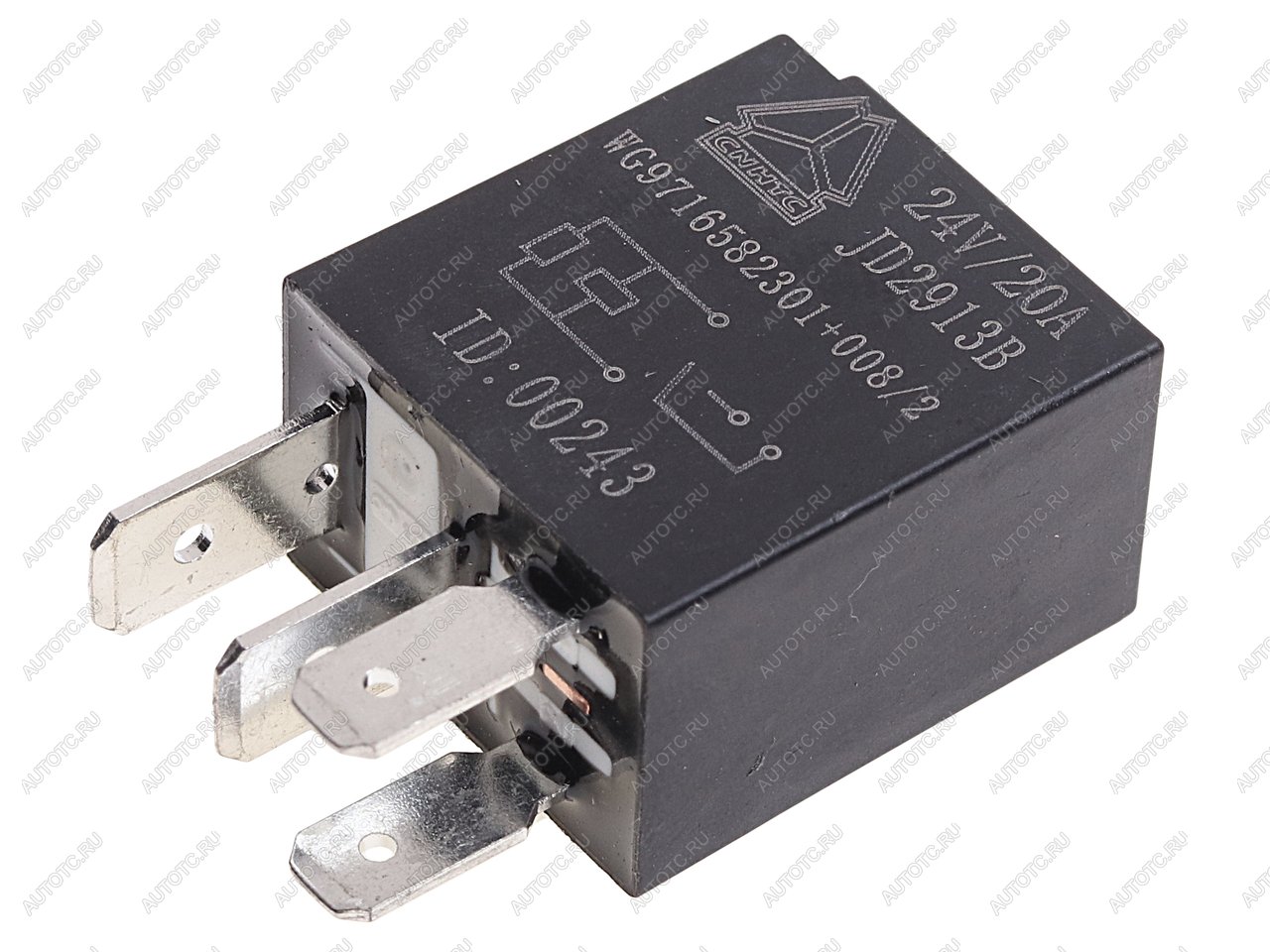349 р. Реле электромагнитное 24V 4-х контактное (20A) SITRAK HOWO OE SITRAK wg9716582301+0082  с доставкой в г. Пермь