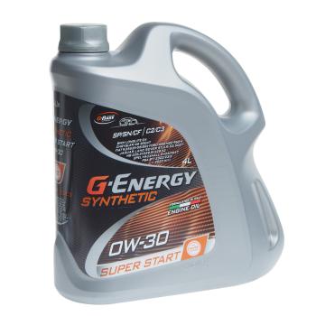 5 699 р. Масло моторное Synthetic Super Start SPSNCFC2C3 0W30 синт.4л G-ENERGY GAZPROMNEFT 253140488  с доставкой в г. Пермь. Увеличить фотографию 1