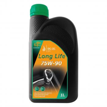 3 799 р. Трансмиссионное масло 75W-90 GL-5 QC OIL Long Life синтетическое плакирующее, канистра 1л QC OIL qcllgl575w90s1  с доставкой в г. Пермь. Увеличить фотографию 1