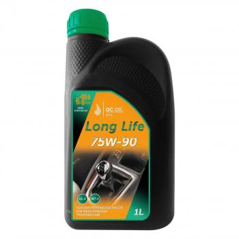 3 599 р. Трансмиссионное масло 75W-90 GL-5 QC OIL Long Life полусинтетическое плакирующее, канистра 1л QC OIL qcllgl575w90p1  с доставкой в г. Пермь. Увеличить фотографию 1