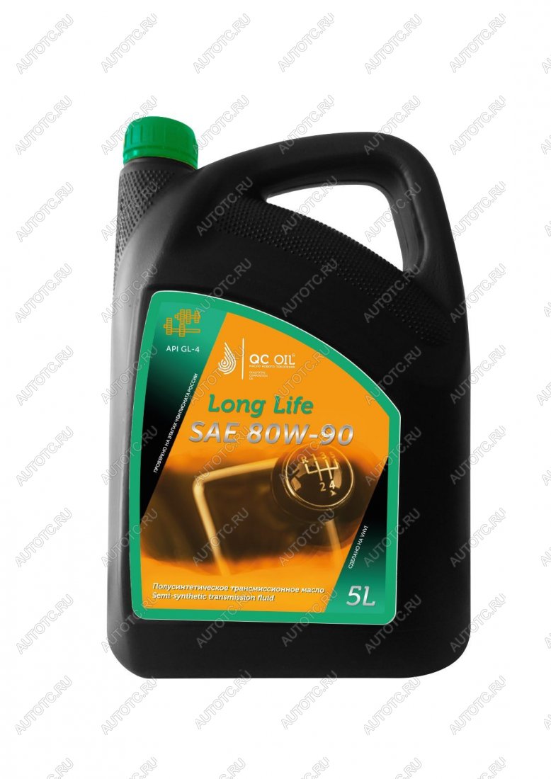 9 799 р. Трансмиссионное масло 80W-90 GL-4 QC OIL Long Life полусинтетическое плакирующее, канистра 5л QC OIL qcllgl480w90p5  с доставкой в г. Пермь