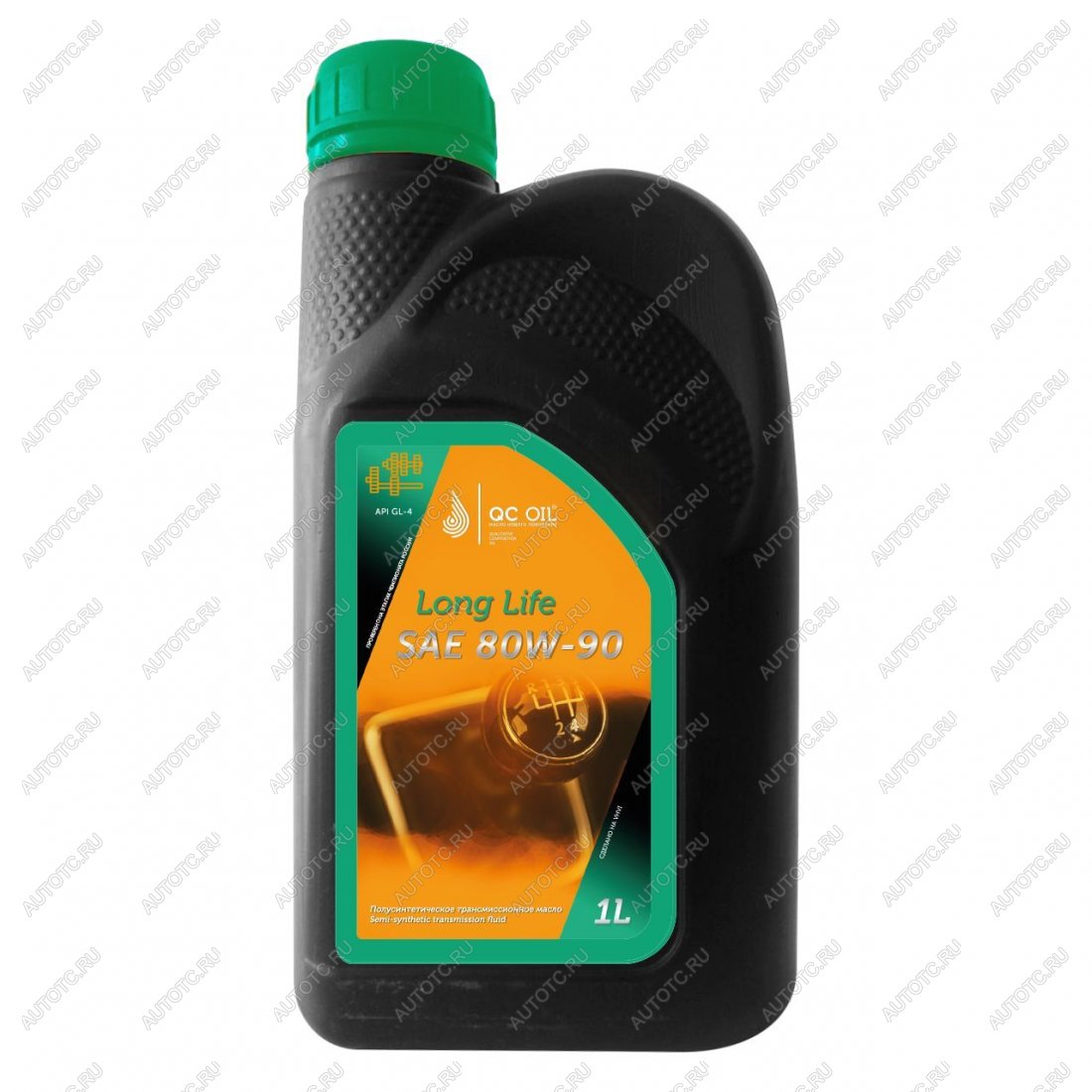 3 199 р. Трансмиссионное масло 80W-90 GL-4 QC OIL Long Life полусинтетическое плакирующее, канистра 1л QC OIL qcllgl480w90p1  с доставкой в г. Пермь
