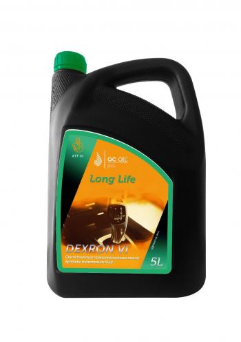 10 249 р. Трансмиссионное масло ATF DEXTRON VI QC OIL Long Life 5л синтетическое металлоплакирующее QC OIL qcllatfdvi5  с доставкой в г. Пермь. Увеличить фотографию 1