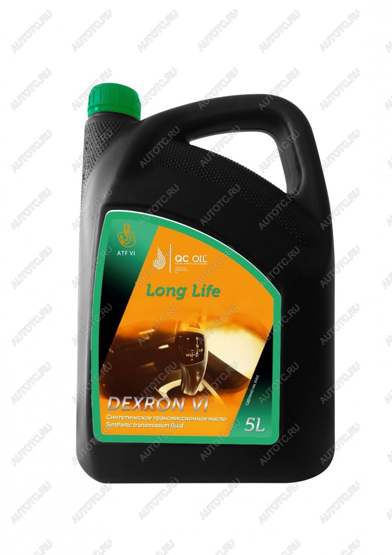 10 249 р. Трансмиссионное масло ATF DEXTRON VI QC OIL Long Life 5л синтетическое металлоплакирующее QC OIL qcllatfdvi5  с доставкой в г. Пермь