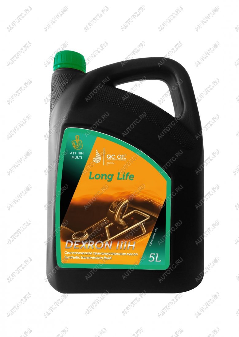 9 999 р. Трансмиссионное масло ATF DEXTRON III H Multi QC OIL Long Life синтетическое плакирующее, канистра 5л QC OIL qcllatfiiihm5  с доставкой в г. Пермь