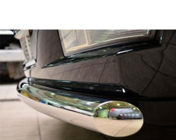 Защита переднего бампера d57 (дуга) Slitkoff Cadillac Escalade  GMT926 джип 5 дв. (2006-2014) короткая база (нержавейка полированная)