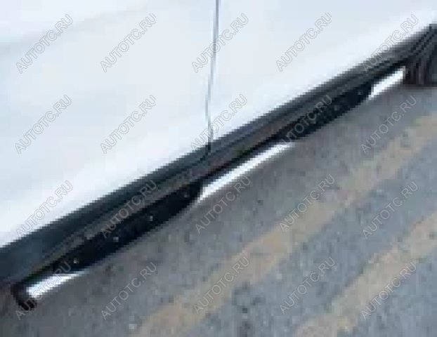 22 549 р. Пороги труба с накладками SLITKOFF CITROEN C-crosser (2007-2012) (d76 мм)  с доставкой в г. Пермь
