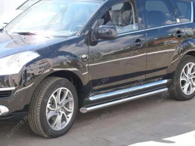 19 999 р. Пороги труба SLITKOFF  CITROEN C-crosser (2007-2012) (d57 мм)  с доставкой в г. Пермь
