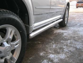Пороги труба SLITKOFF INFINITI JX35 - QX60  L50