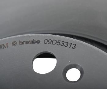 10 699 р. Диск тормозной MERCEDES E (W213) задний (1шт.) BREMBO BREMBO 09.d533.13  с доставкой в г. Пермь. Увеличить фотографию 5