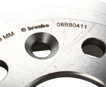 5 299 р. Диск тормозной LAND ROVER Freelander (07-) задний (1шт.) BREMBO BREMBO 08.b804.11  с доставкой в г. Пермь. Увеличить фотографию 4