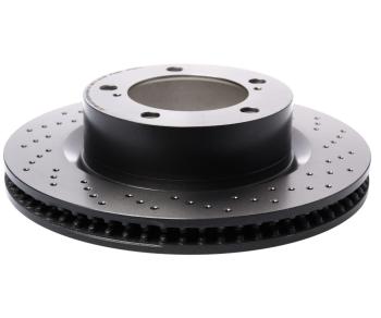 14 449 р. Диск тормозной TOYOTA Land Cruiser (J200) (08-15) LEXUS LX570 передний (1шт.) BREMBO BREMBO 09.a966.1x  с доставкой в г. Пермь. Увеличить фотографию 1