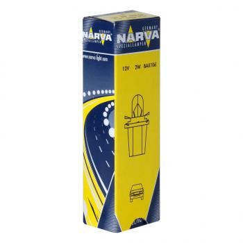 68 р. Лампа 12V 2W BAX8.5d2 зеленый патрон Plastic Base NARVA NARVA 170573000  с доставкой в г. Пермь. Увеличить фотографию 1