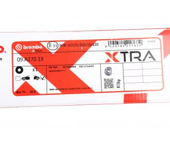 10 449 р. Диск тормозной BMW 3 (E90,E91,E92,E93) задний вентилируемый (1шт.) BREMBO BREMBO 09a2701x  с доставкой в г. Пермь. Увеличить фотографию 6