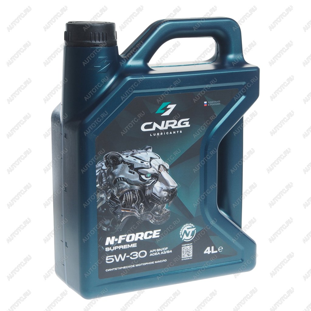 2 099 р. Масло моторное N-Force Supreme SNCFA3B4 5W30 синт.4л CNRG CNRG cnrg-260-0004  с доставкой в г. Пермь