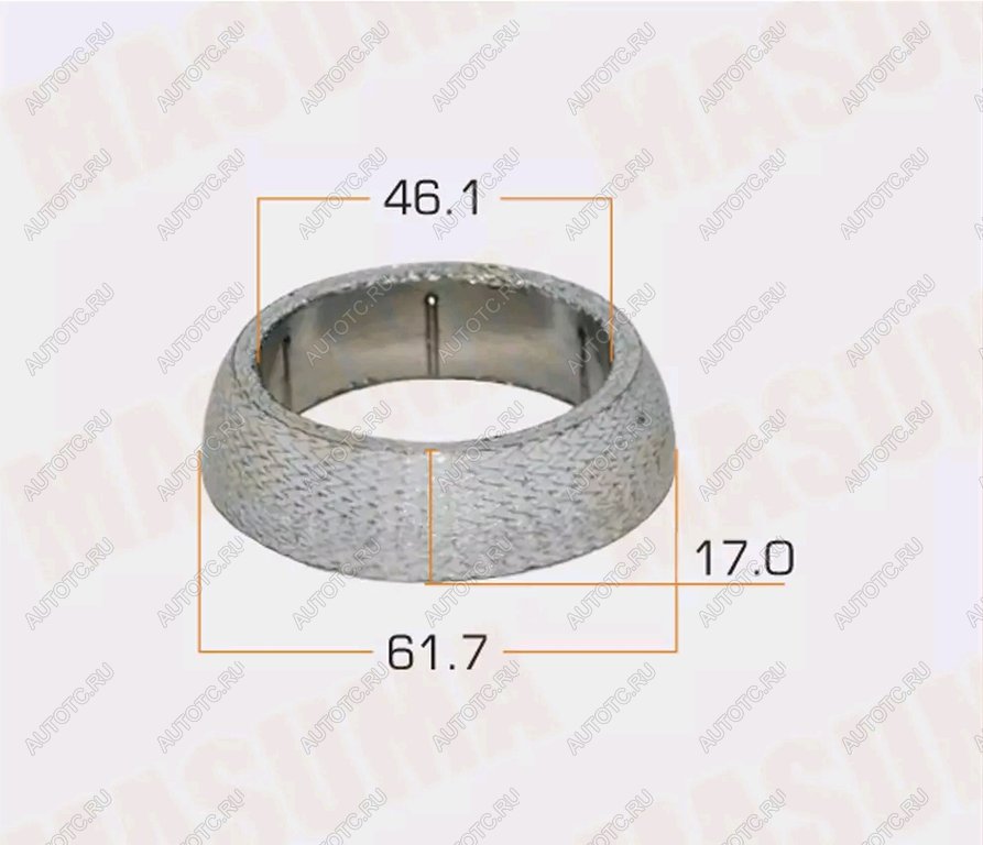 489 р. Прокладка SUZUKI Ignus (03-07) (1.31.5) Wagon (03-07) (1.3) выхлопной системы (кольцо) MASUMA MASUMA mos-202  с доставкой в г. Пермь