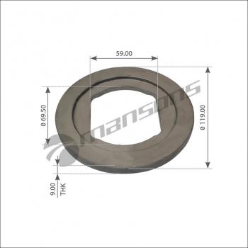 Шайба DAF ступицы стопорная MANSONS MANSONS 200.120