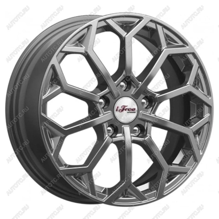 8 199 р. Диск колесный литой MITSUBISHI Outlander R16 КС-1000 Спейс-Нидл Блэк Джек K&K ifree 5х114,3 ет38 d-67,1  с доставкой в г. Пермь