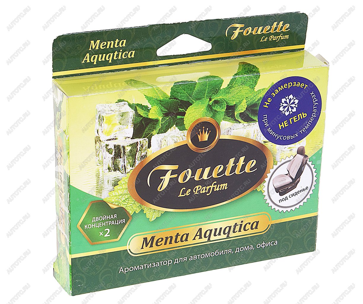 219 р. Ароматизатор под сиденье пенный (мята) 200г FOUETTE FOUETTE f-20  с доставкой в г. Пермь