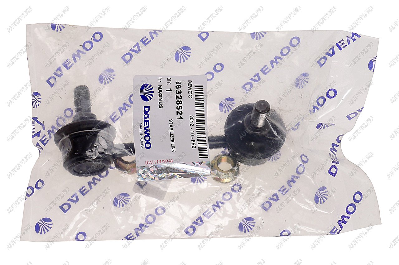 288 р. Стойка стабилизатора CHEVROLET Aveo (05-) переднего DAEWOO DAEWOO 96328521  с доставкой в г. Пермь