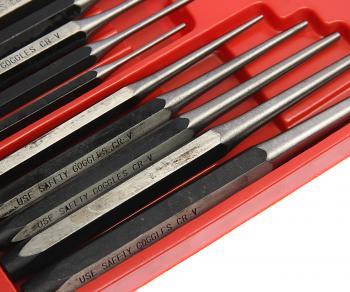 4 499 р. Набор зубил и выколоток 16 предметов в кейсе JTC JTC TOOLS CO., LTD jtc-7113  с доставкой в г. Пермь. Увеличить фотографию 4