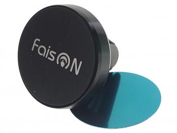 Держатель телефона на дефлектор магнитный FAISON FAISON bh8 black