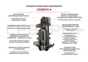 6 999 р. Подогреватель предпусковой электрический (3.0кВт с монтажным комплектом ЛИДЕР) СЕВЕРС+ Honda Prelude 3 BA купе рестайлинг (1989-1991)  с доставкой в г. Пермь. Увеличить фотографию 7